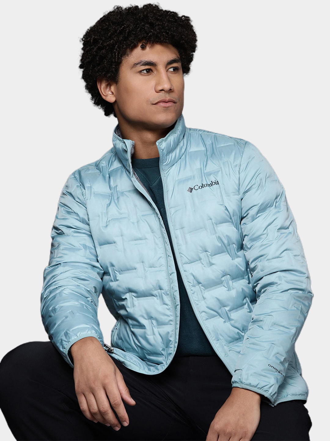 Columbia Men Blue Delta Ridge Down Jacket