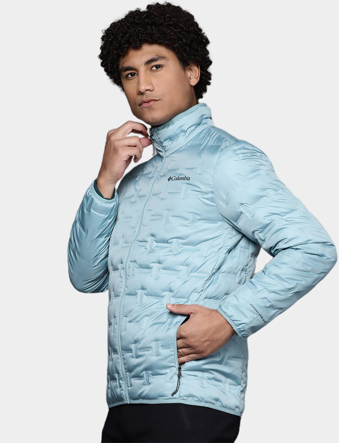 Columbia Men Blue Delta Ridge Down Jacket