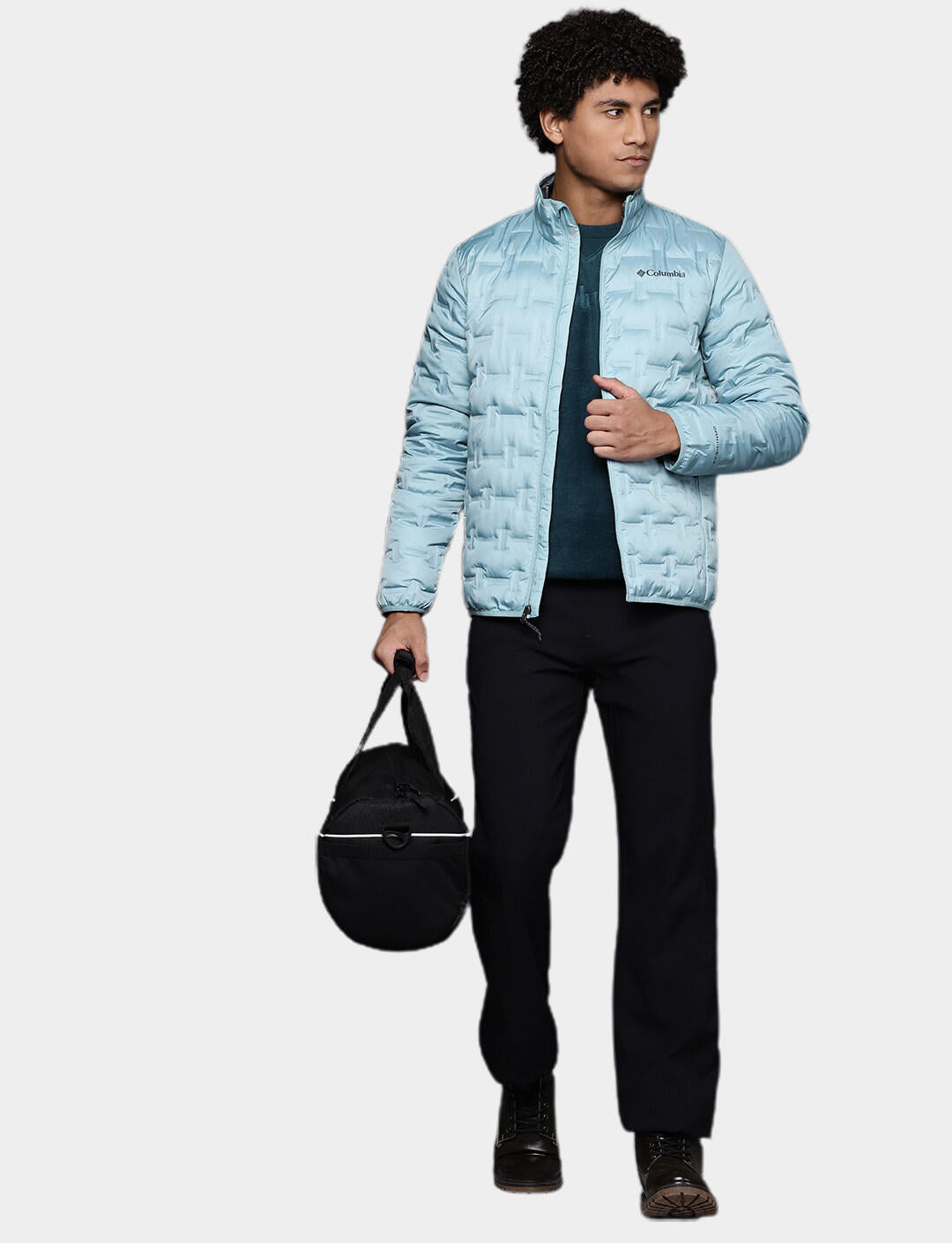 Columbia Men Blue Delta Ridge Down Jacket