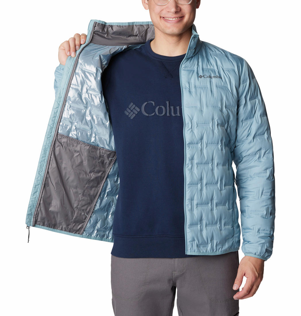 Columbia Men Blue Delta Ridge Down Jacket