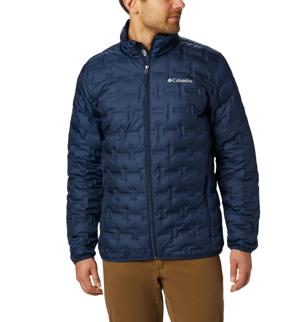 Columbia Men Blue Delta Ridge Down Jacket