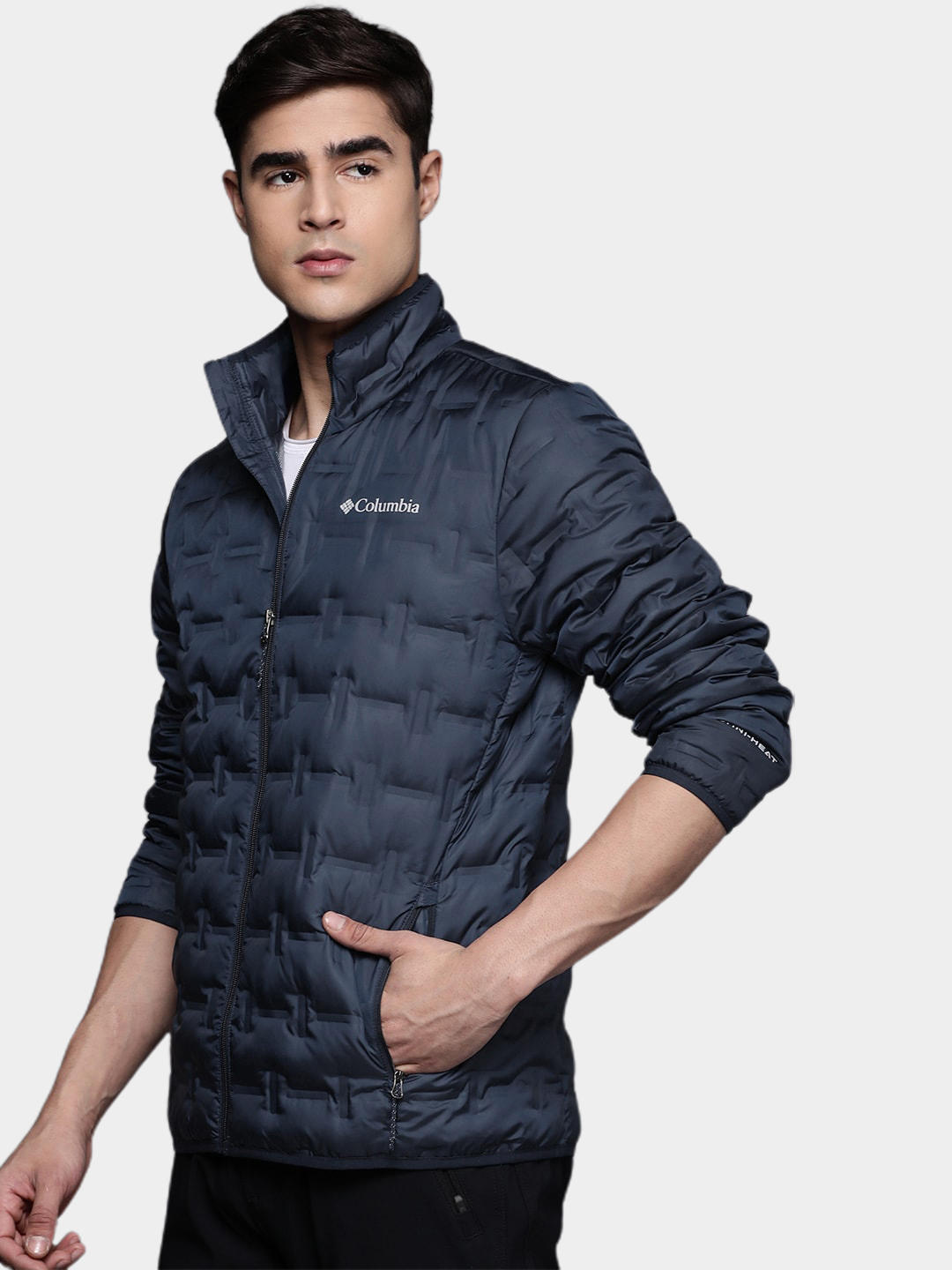 Columbia Men Blue Delta Ridge Down Jacket
