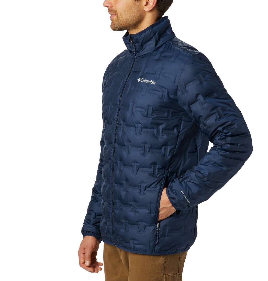 Columbia Men Blue Delta Ridge Down Jacket