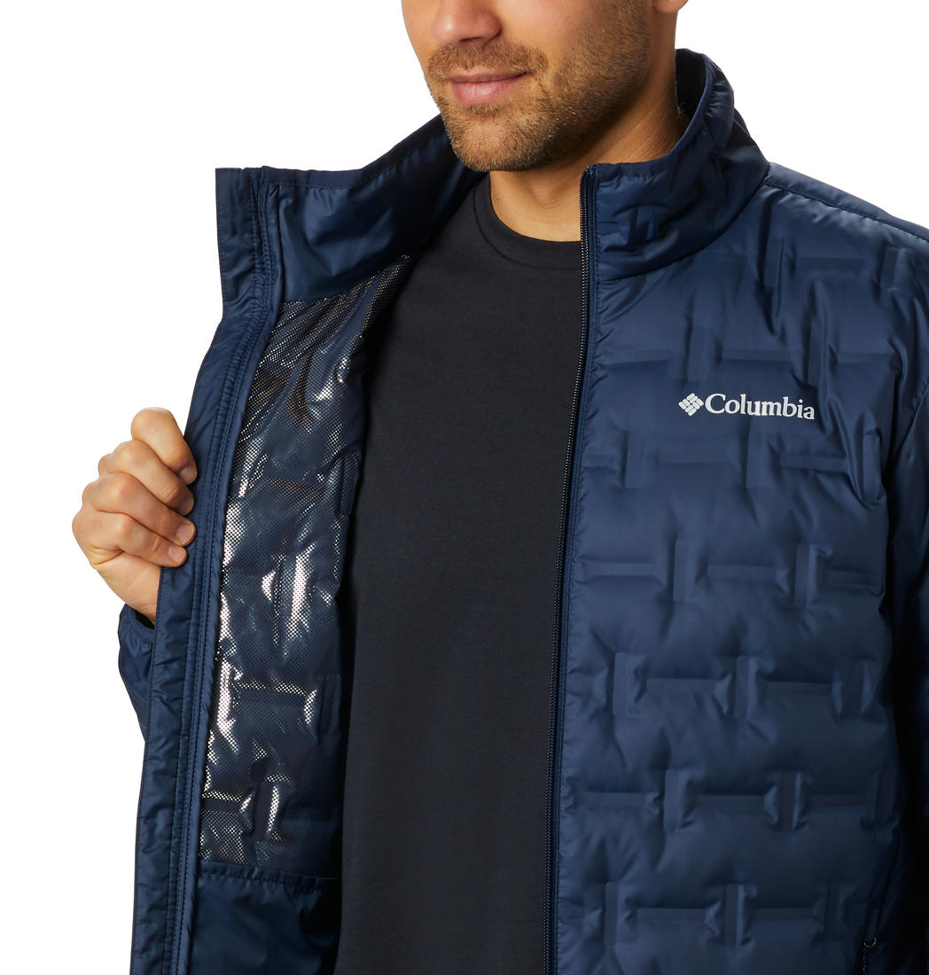 Columbia Men Blue Delta Ridge Down Jacket