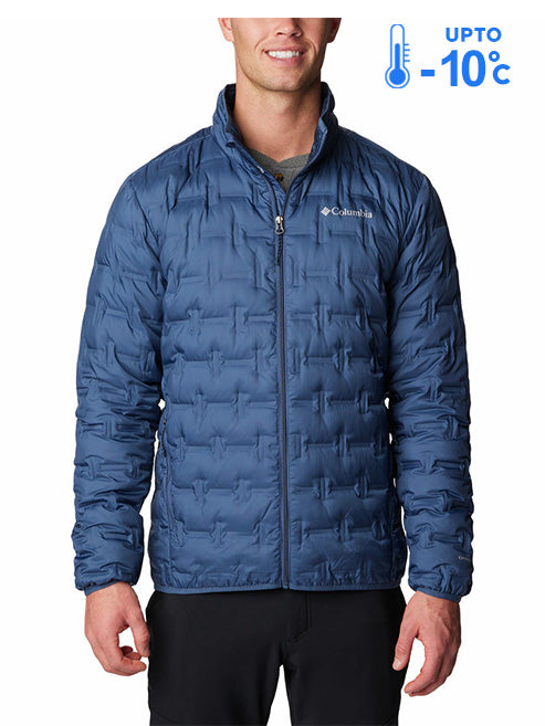 Columbia Men Blue Omni-Heat Reflective Delta Ridge Down Jacket