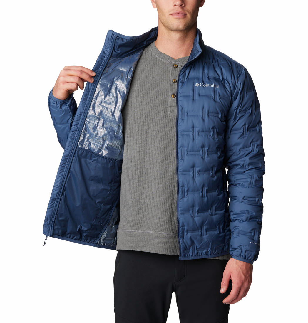 Columbia Men Navy Blue Columbia Men Delta Ridge Down Jacket