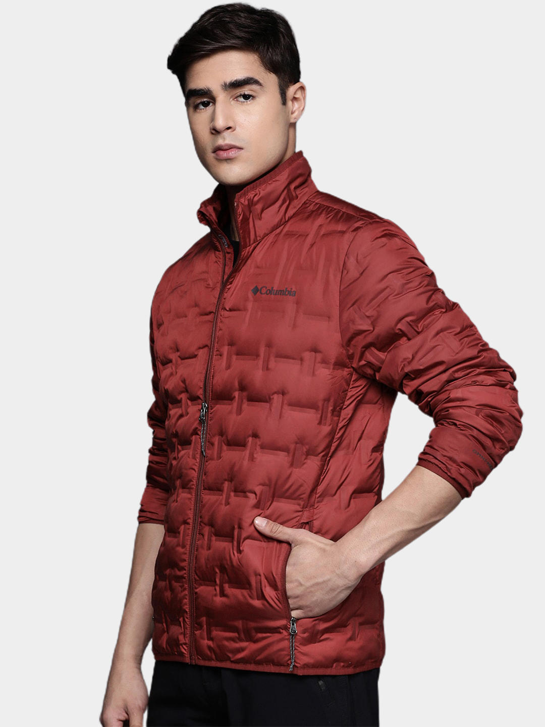 Columbia Men Red Delta Ridge Down Jacket