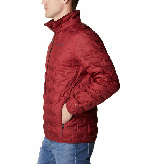 Columbia Men Red Delta Ridge Down Jacket
