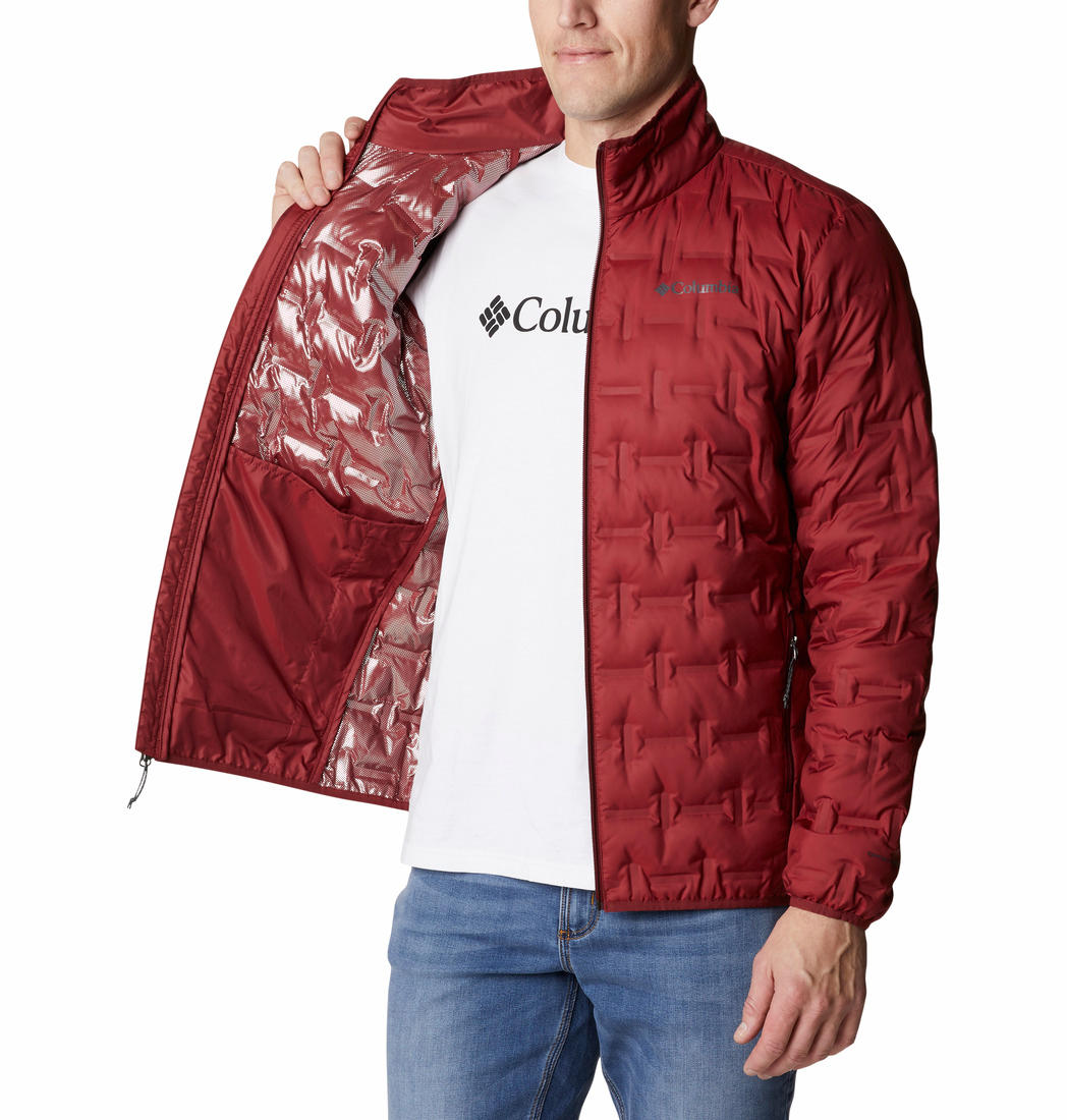Columbia Men Red Delta Ridge Down Jacket