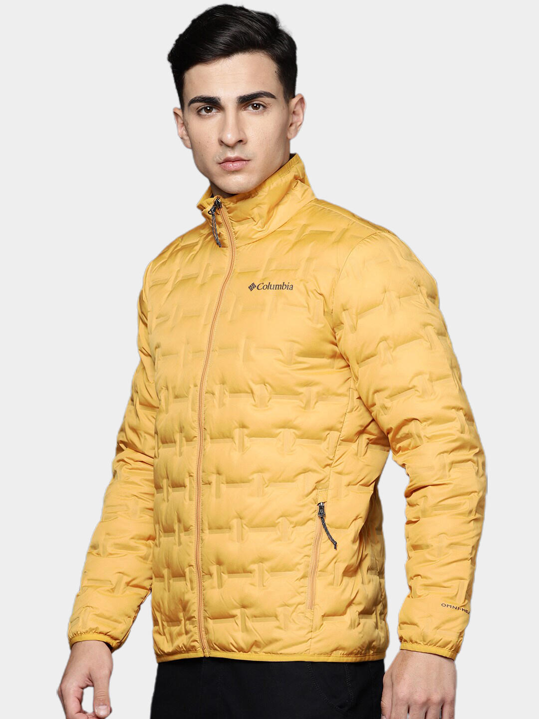Columbia Men Yellow Delta Ridge Down Jacket