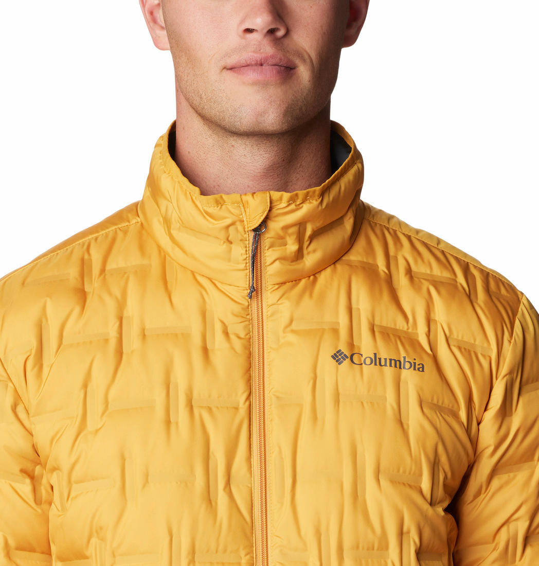 Columbia Men Yellow Delta Ridge Down Jacket