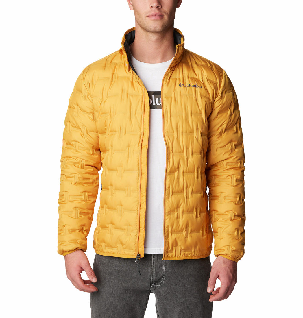Columbia Men Yellow Delta Ridge Down Jacket