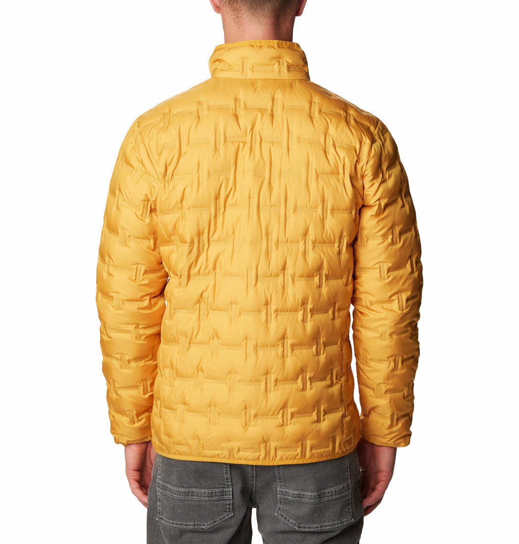 Columbia Men Yellow Delta Ridge Down Jacket