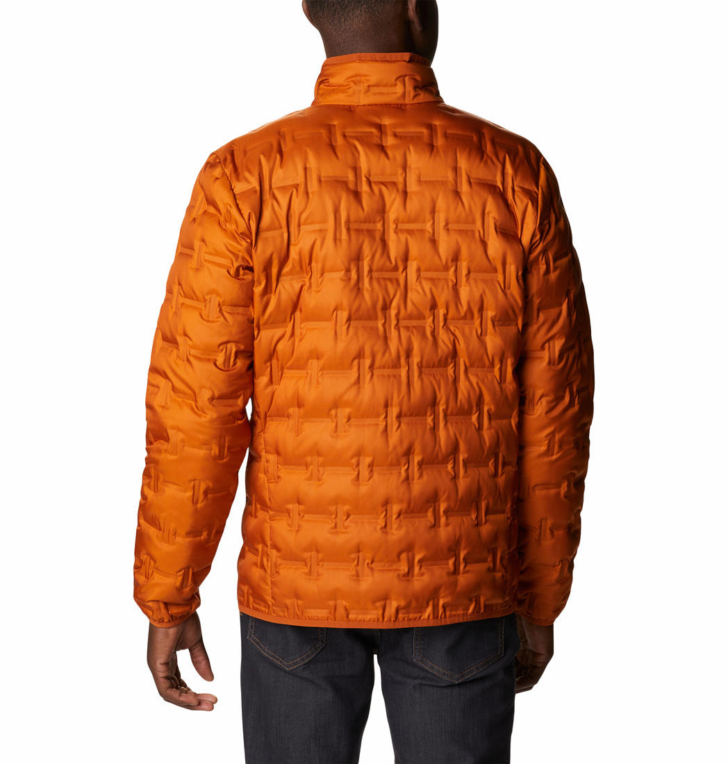 Columbia Men Orange Delta Ridge Down Jacket