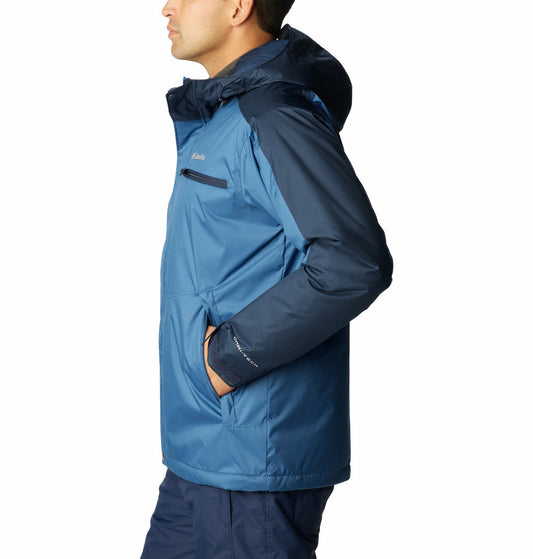 Columbia Men Navy Blue Valley Point Jacket