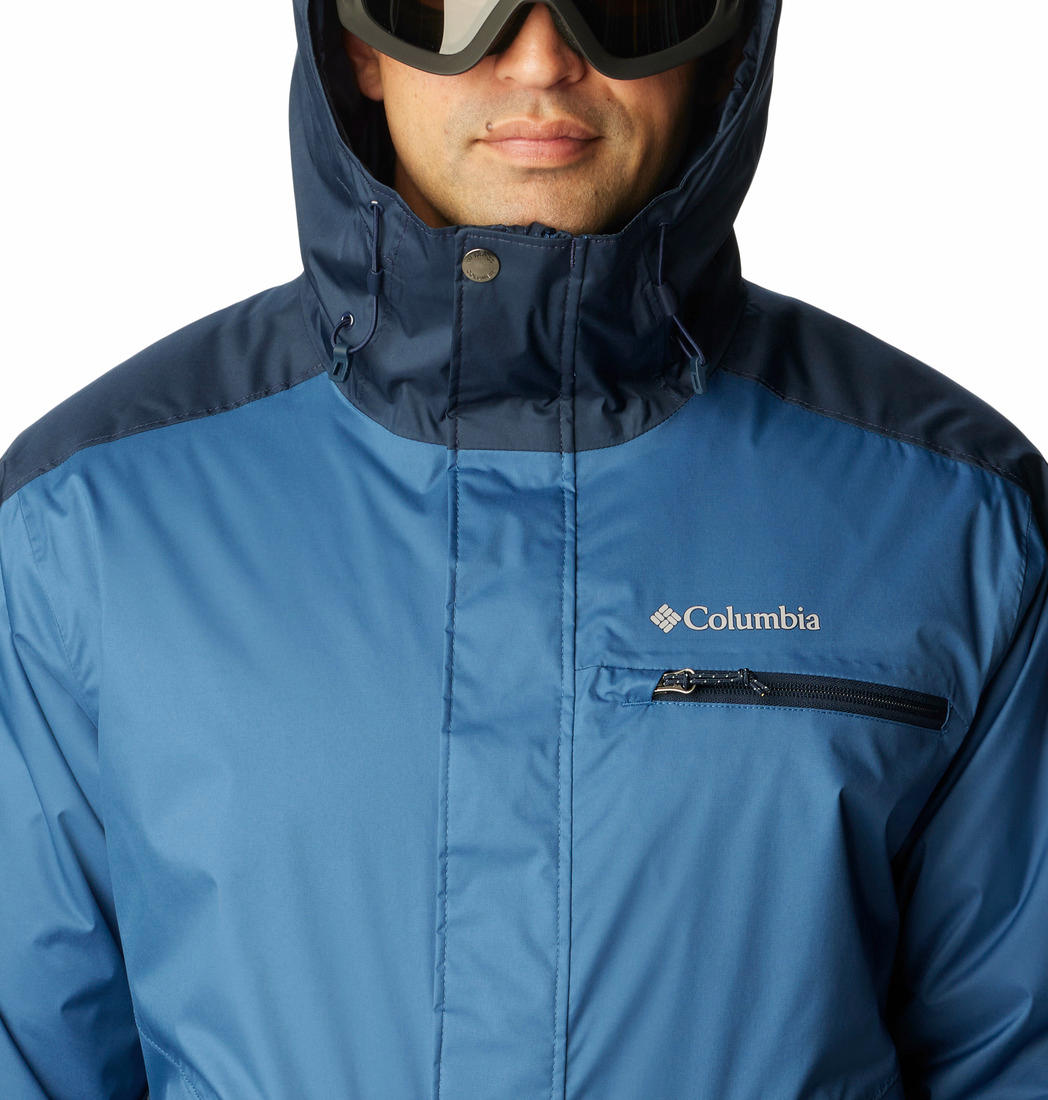 Columbia Men Navy Blue Valley Point Jacket