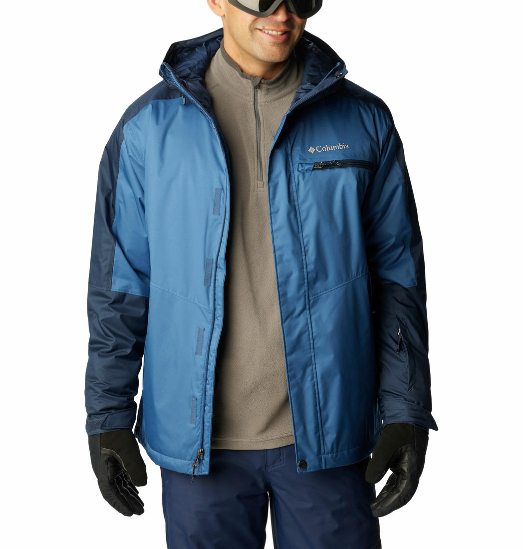Columbia Men Navy Blue Valley Point Jacket