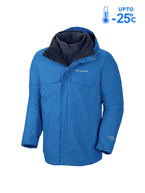 Columbia Men Blue Bugaboo Interchange Jacket