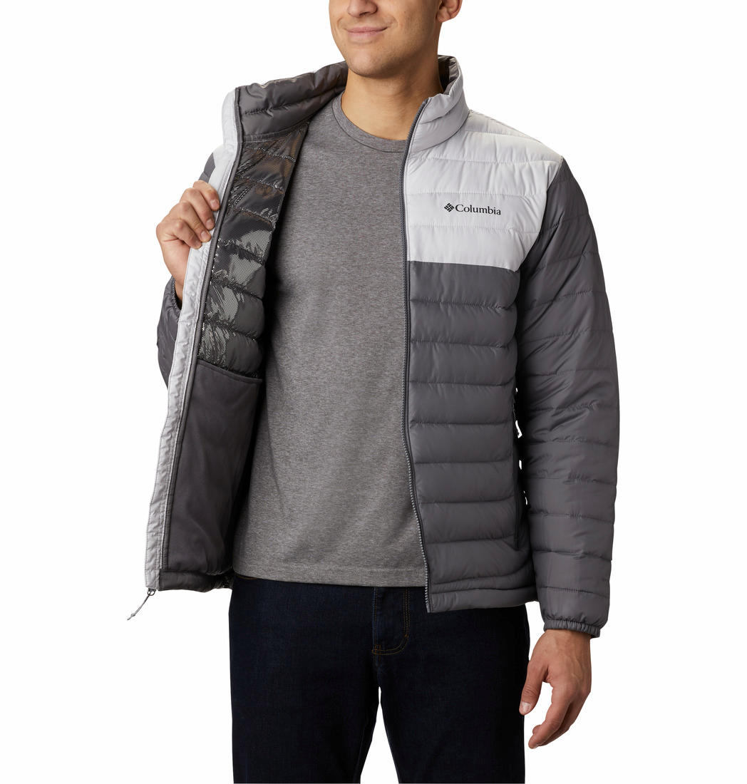 Columbia Men Grey Powder Lite Jacket