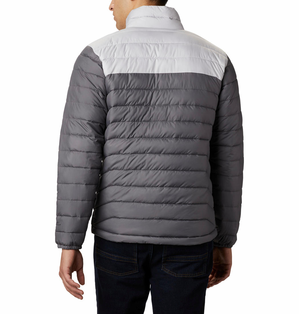 Columbia Men Grey Powder Lite Jacket