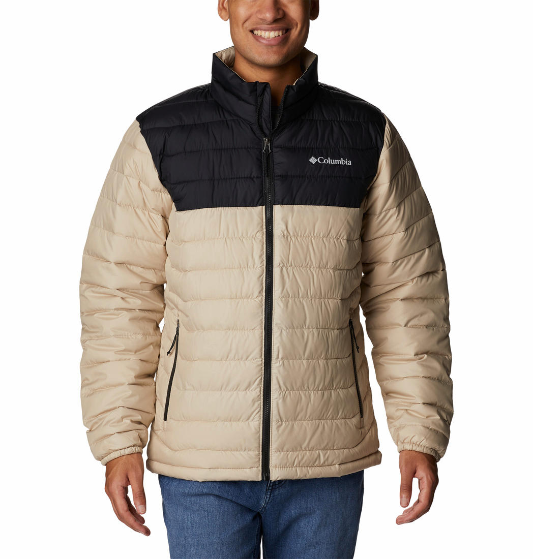 Columbia Men Beige Powder Lite Jacket
