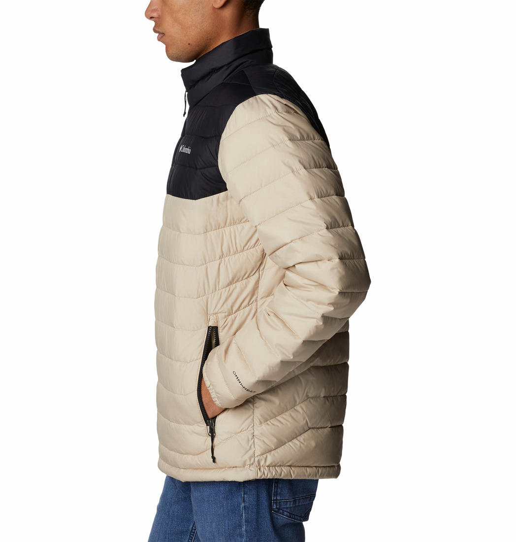 Columbia Men Beige Powder Lite Jacket