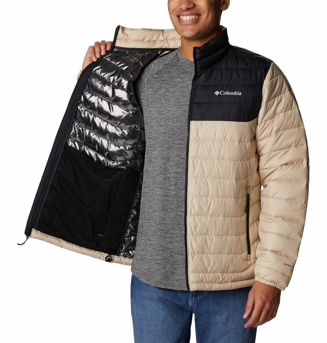 Columbia Men Beige Powder Lite Jacket