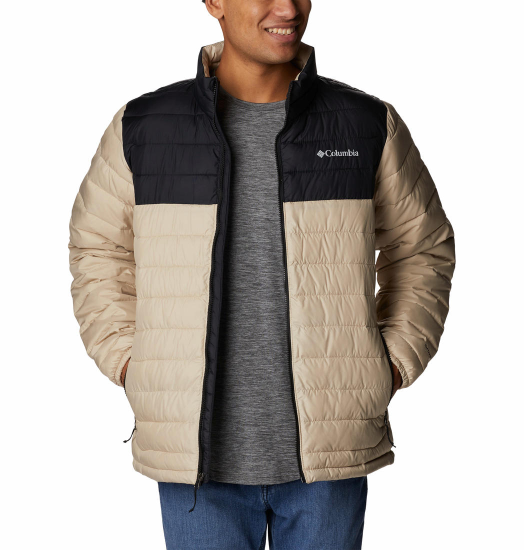 Columbia Men Beige Powder Lite Jacket