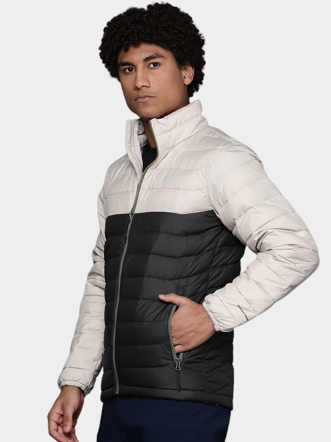 Columbia Men Beige Powder Lite Jacket
