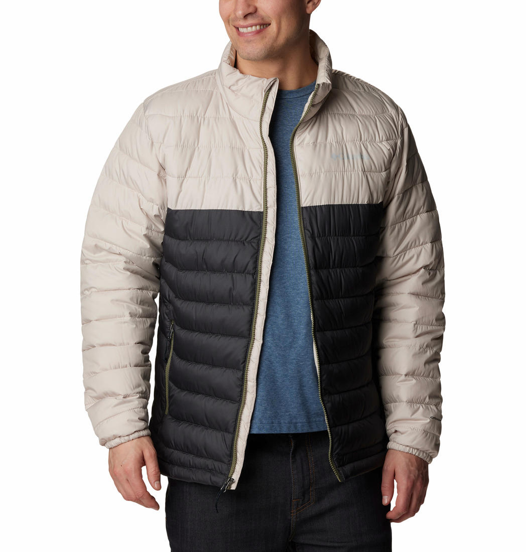 Columbia Men Beige Powder Lite Jacket