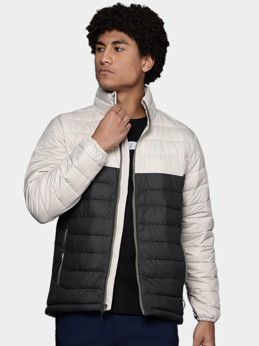 Columbia Men Beige Powder Lite Jacket