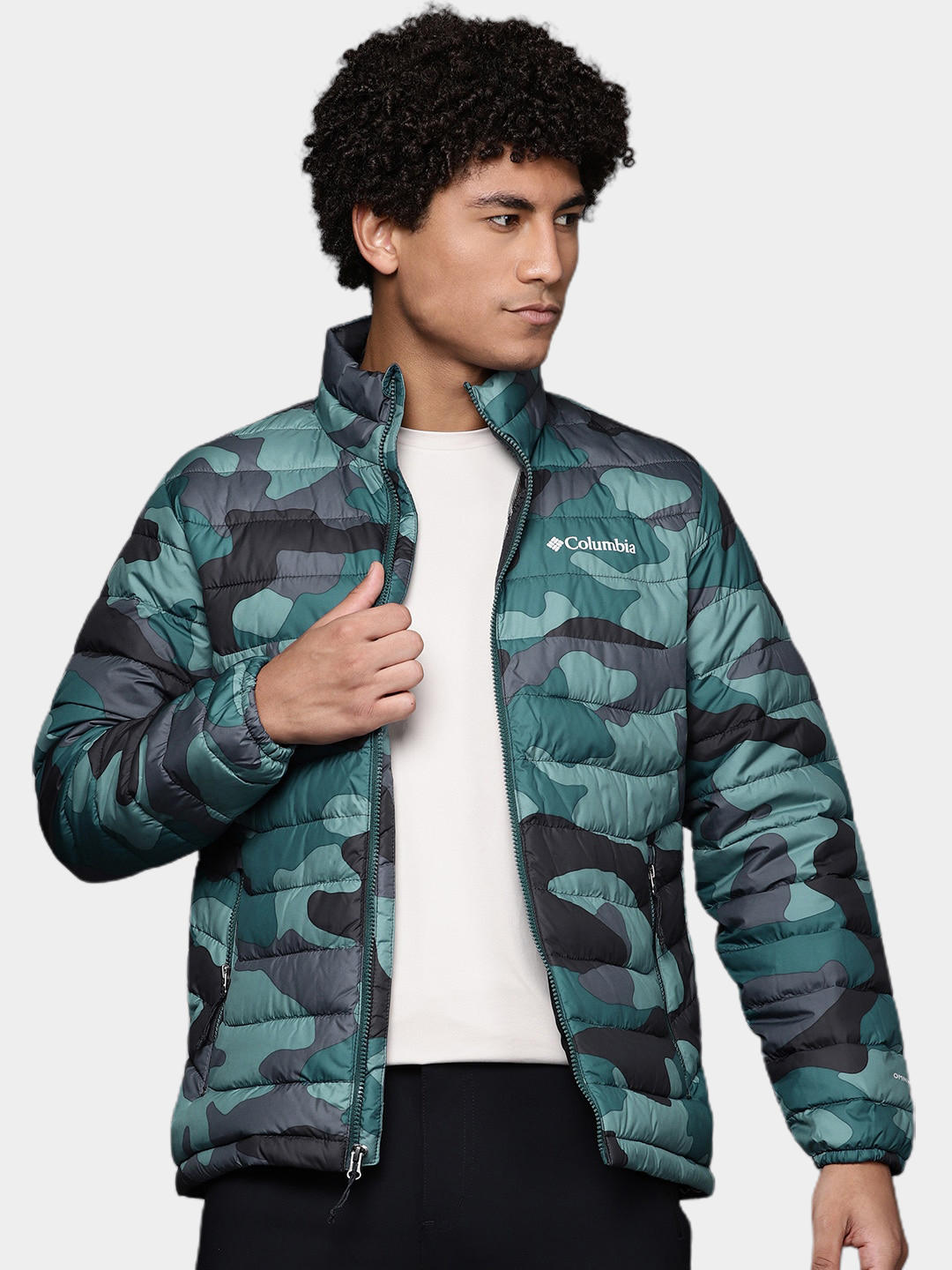 Columbia Men Blue Powder Lite Jacket