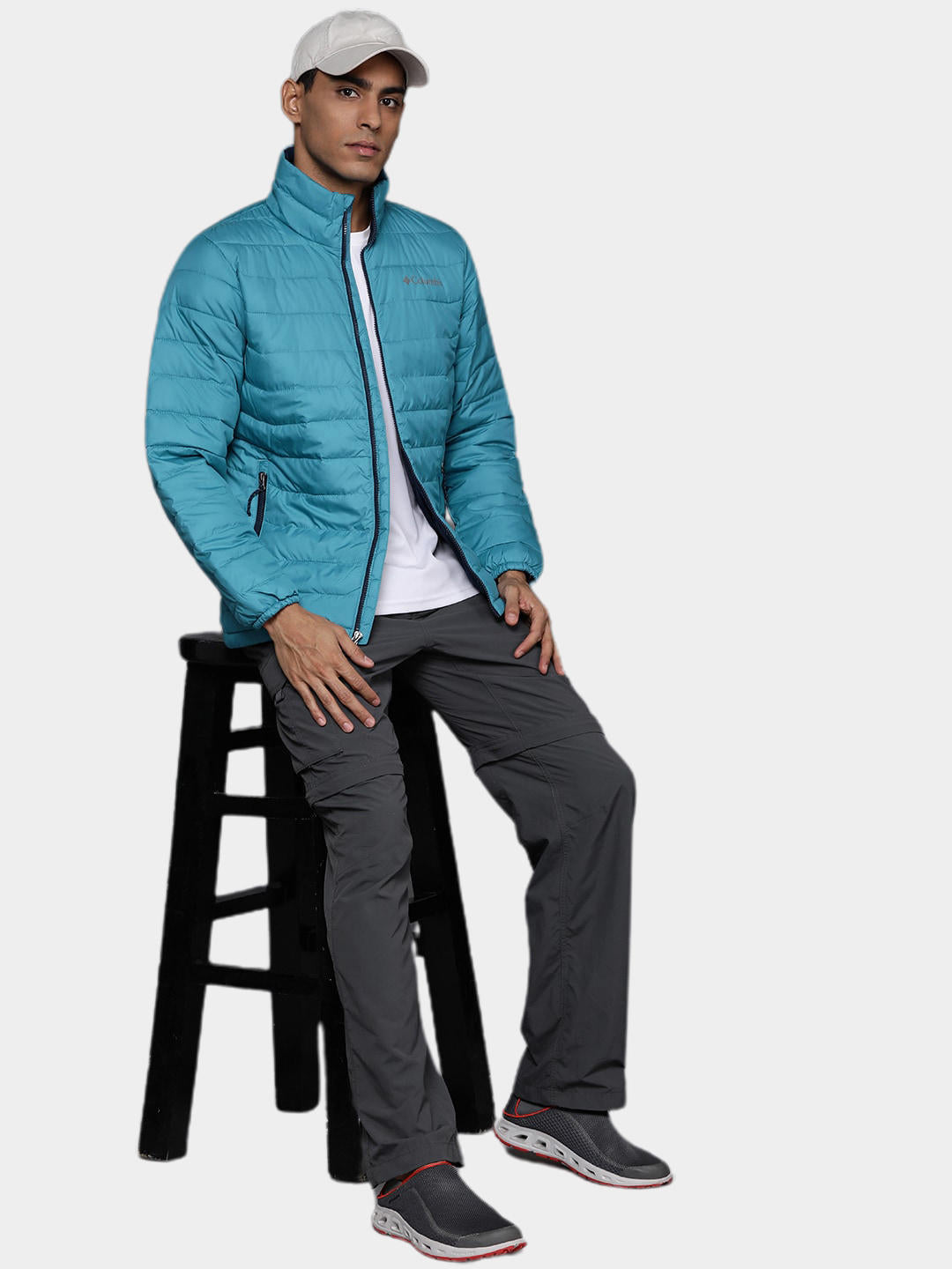 Columbia Men Blue Powder Lite Jacket