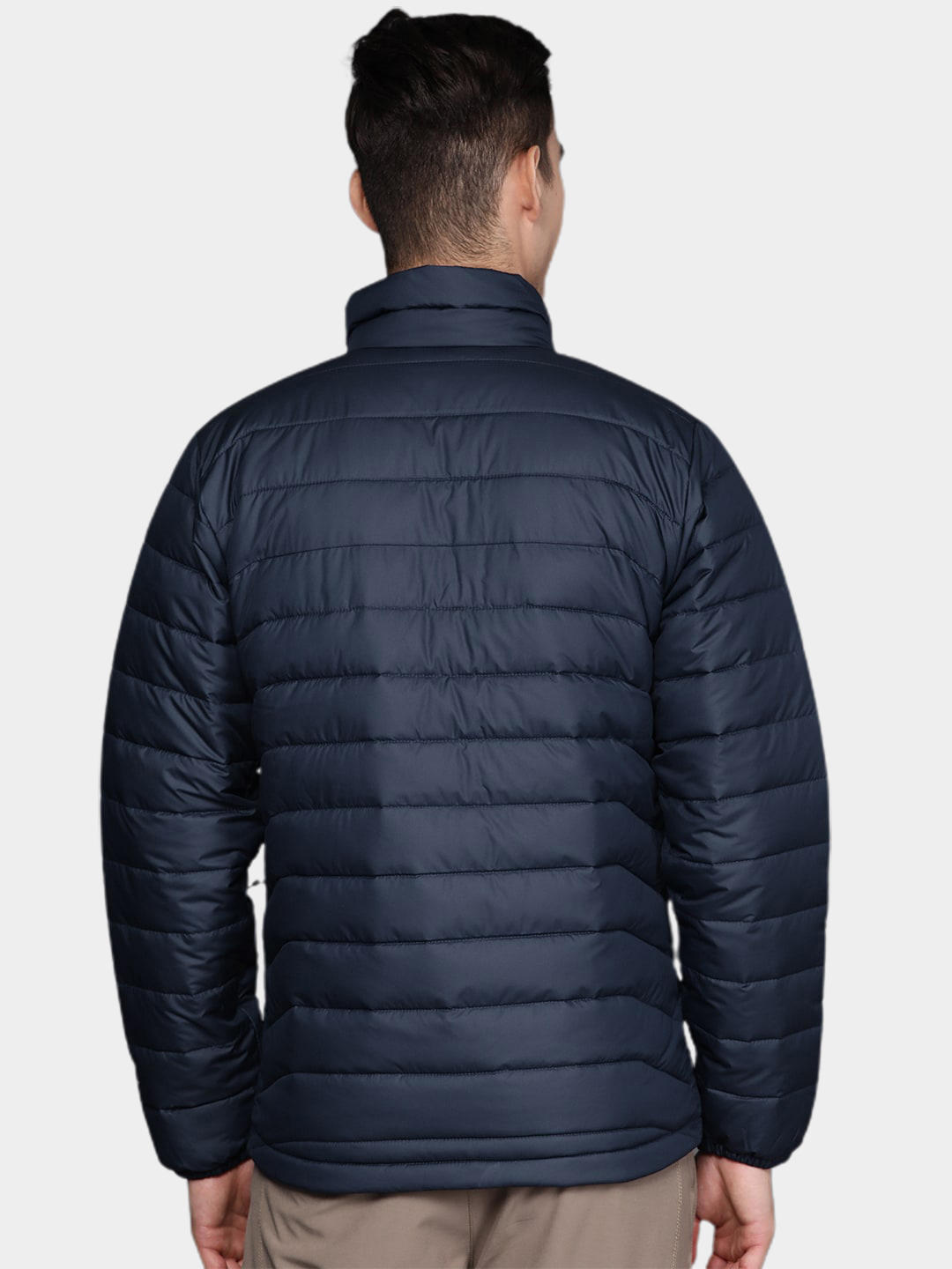 Columbia Men Navy Blue Powder Lite Jacket