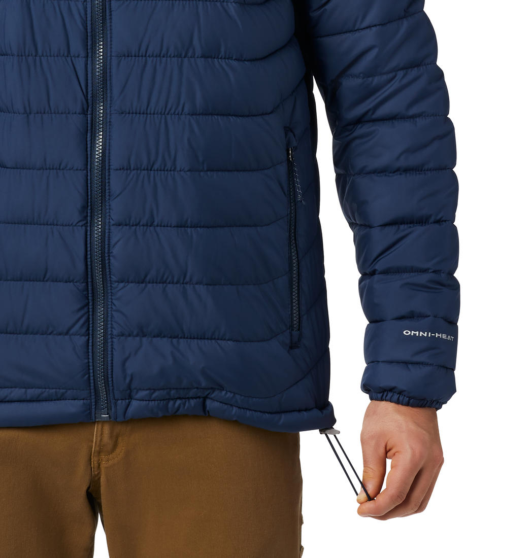 Columbia Men Navy Blue Powder Lite Jacket