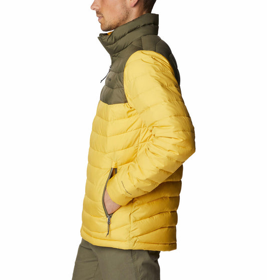 Columbia Men Yellow Powder Lite Jacket