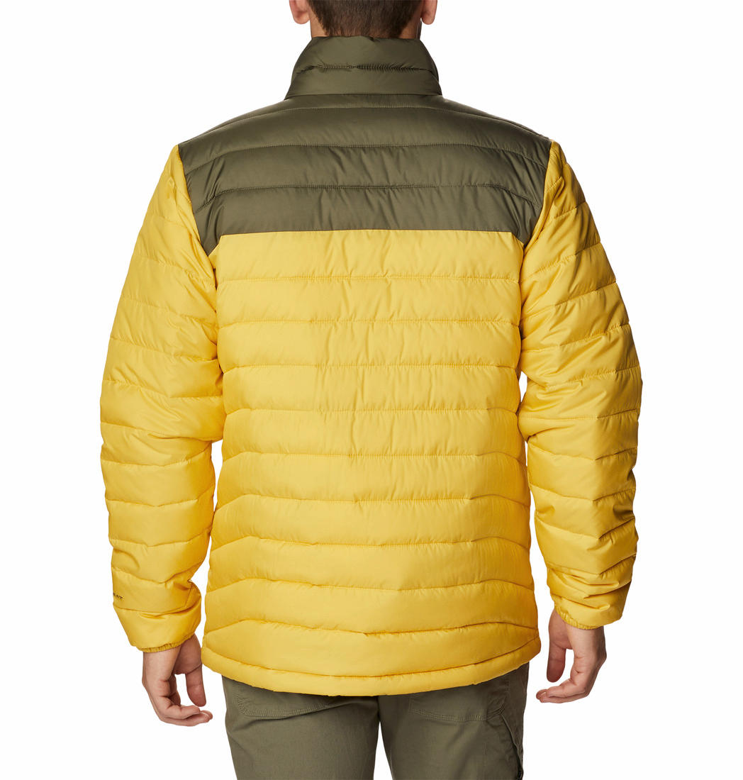 Columbia Men Yellow Powder Lite Jacket