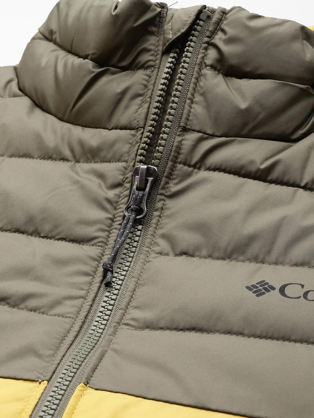 Columbia Men Yellow Powder Lite Jacket