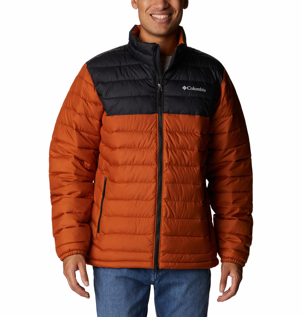 Columbia Men Orange Powder Lite Jacket