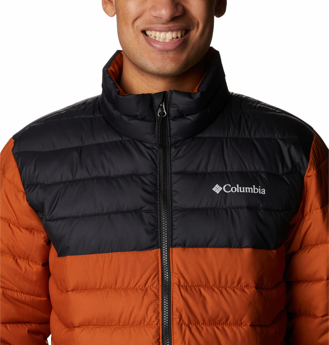 Columbia Men Orange Powder Lite Jacket