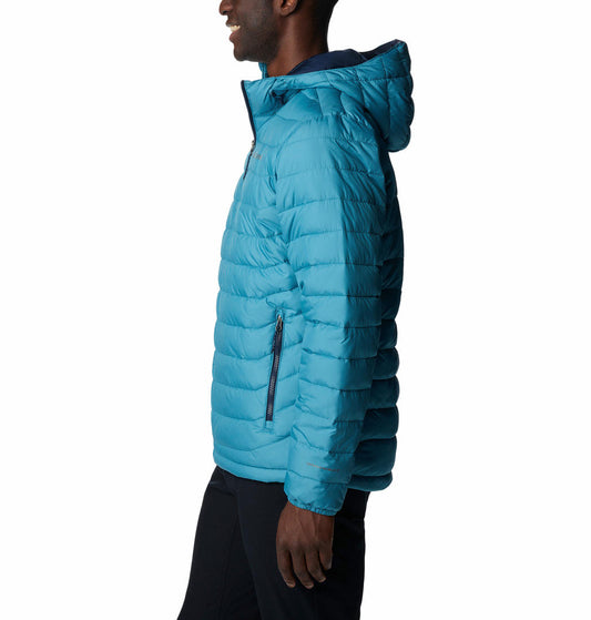 Columbia Men Blue Powder Lite Hooded Jacket