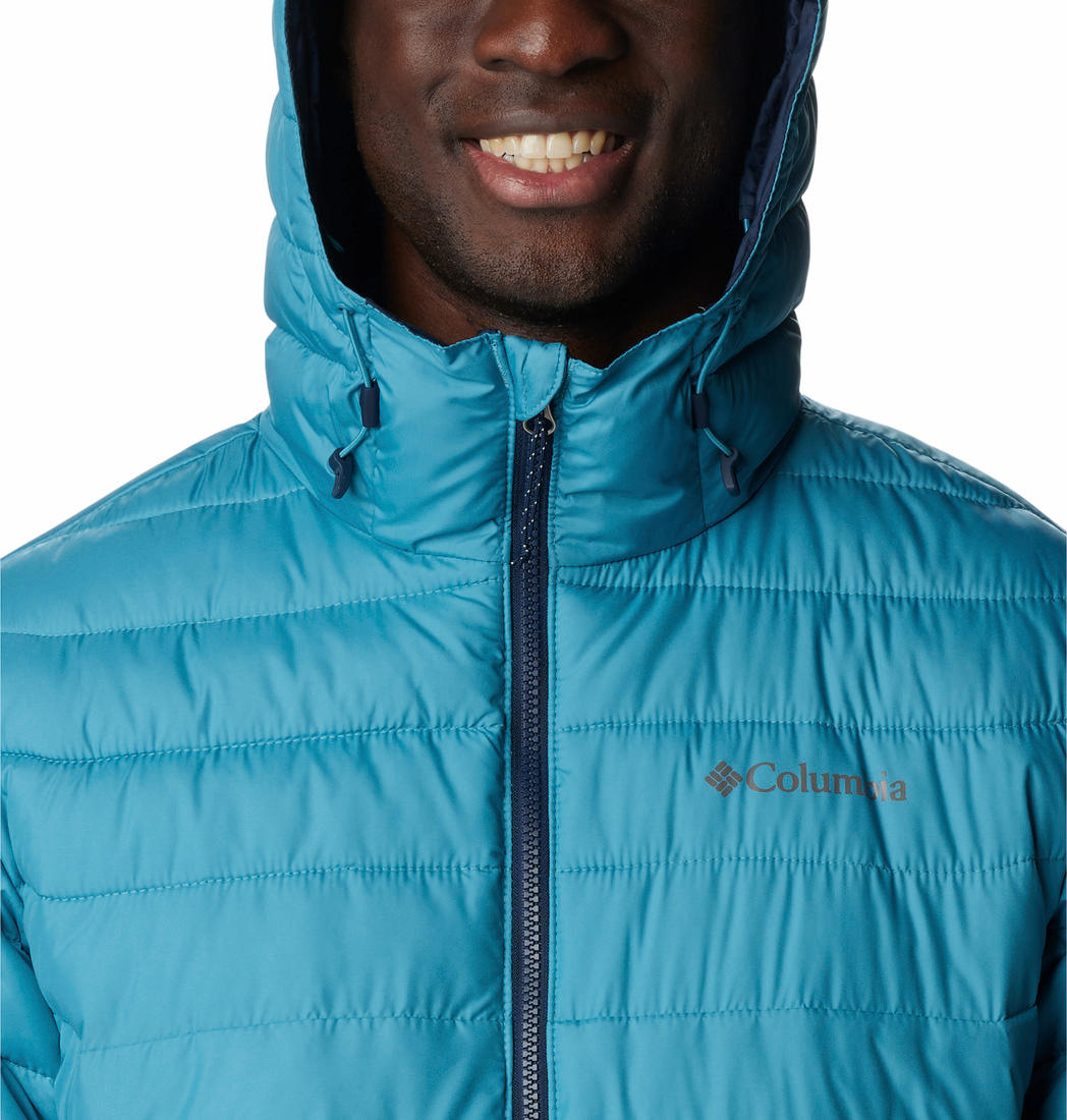 Columbia Men Blue Powder Lite Hooded Jacket
