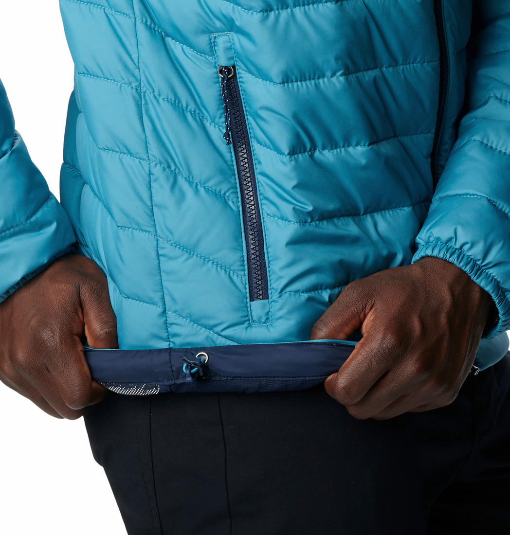 Columbia Men Blue Powder Lite Hooded Jacket