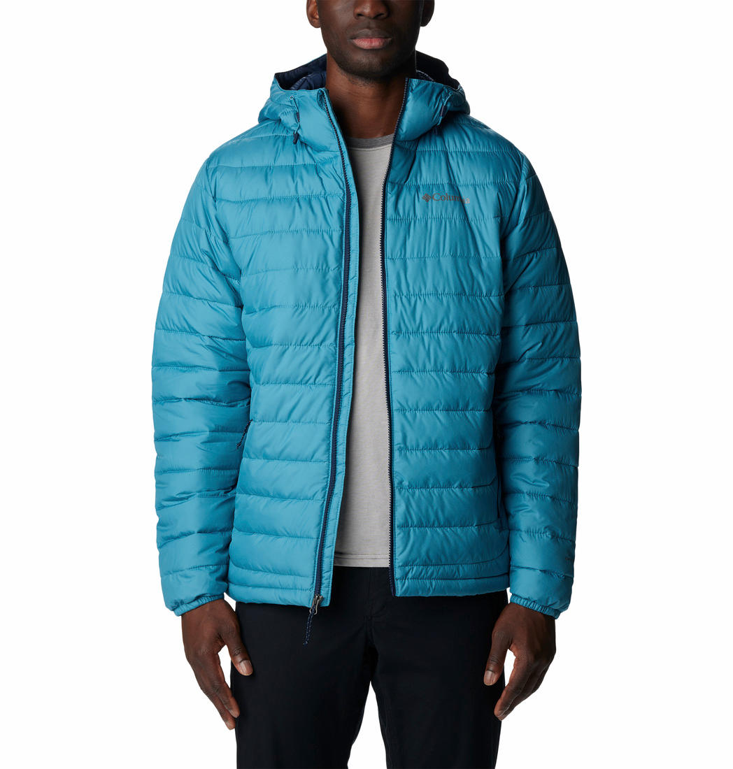 Columbia Men Blue Powder Lite Hooded Jacket