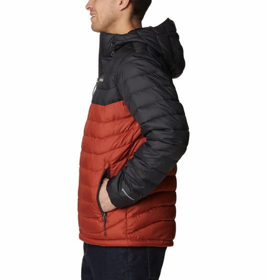 Columbia Men Orange Powder Lite Hooded Jacket