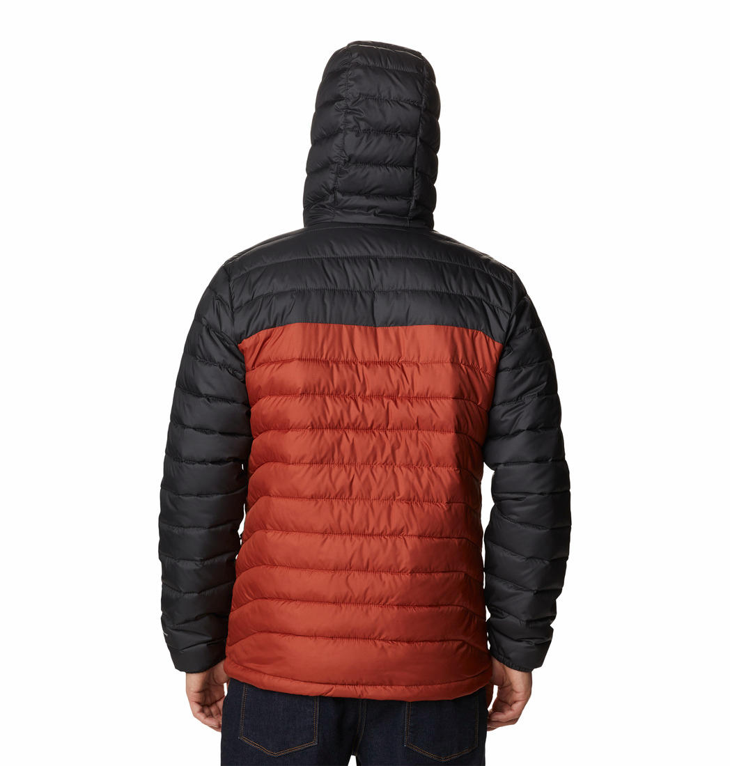 Columbia Men Orange Powder Lite Hooded Jacket