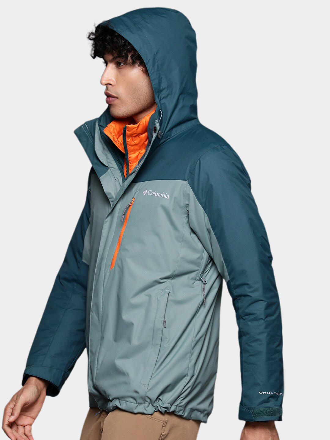 Columbia Men Blue Whirlibird IV Interchange Jacket