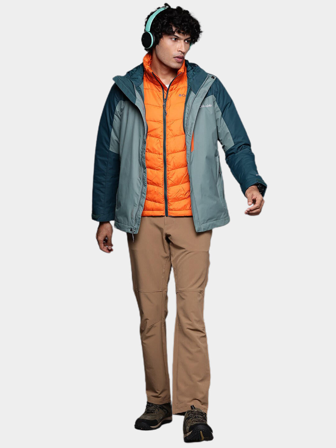 Columbia Men Blue Whirlibird IV Interchange Jacket