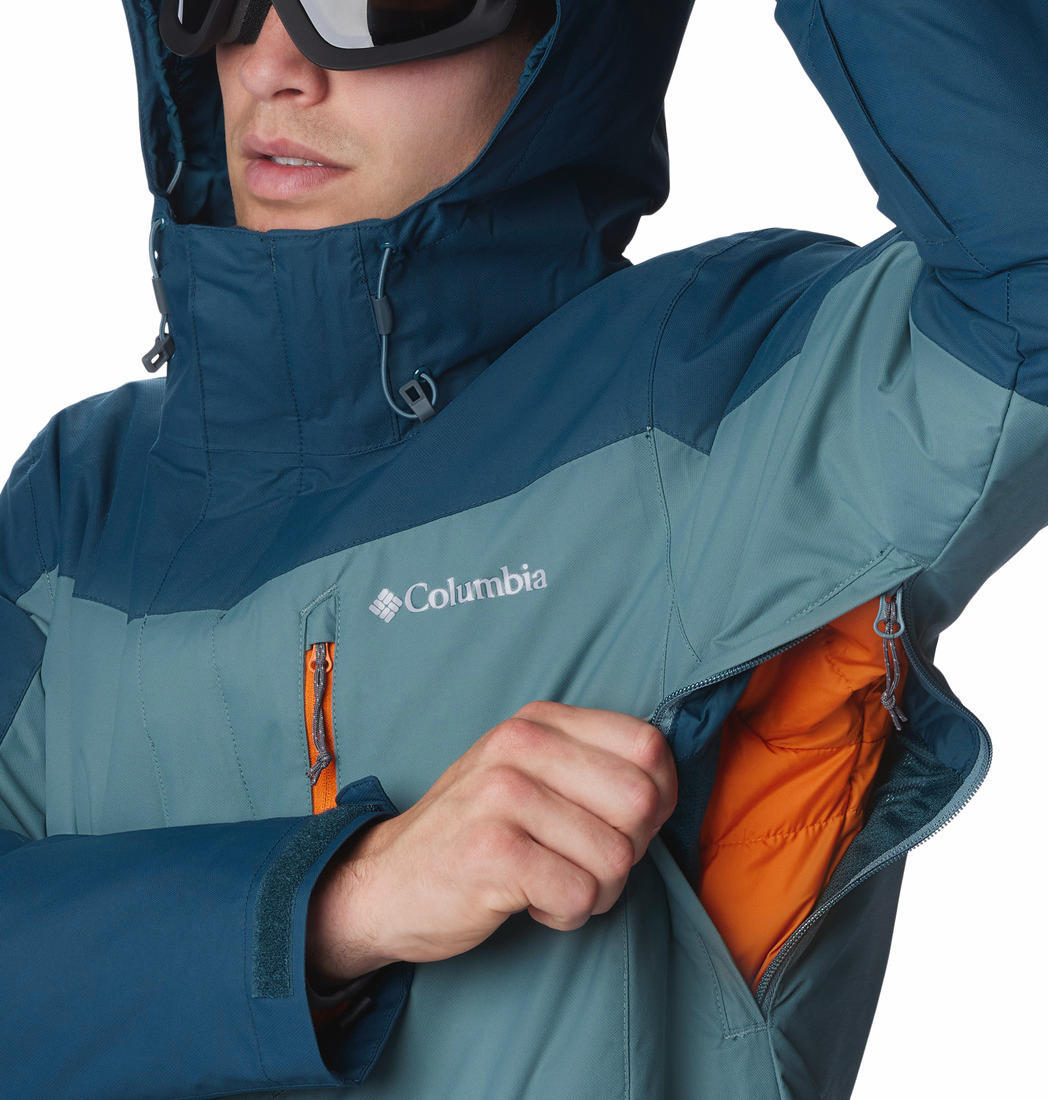 Columbia Men Blue Whirlibird IV Interchange Jacket