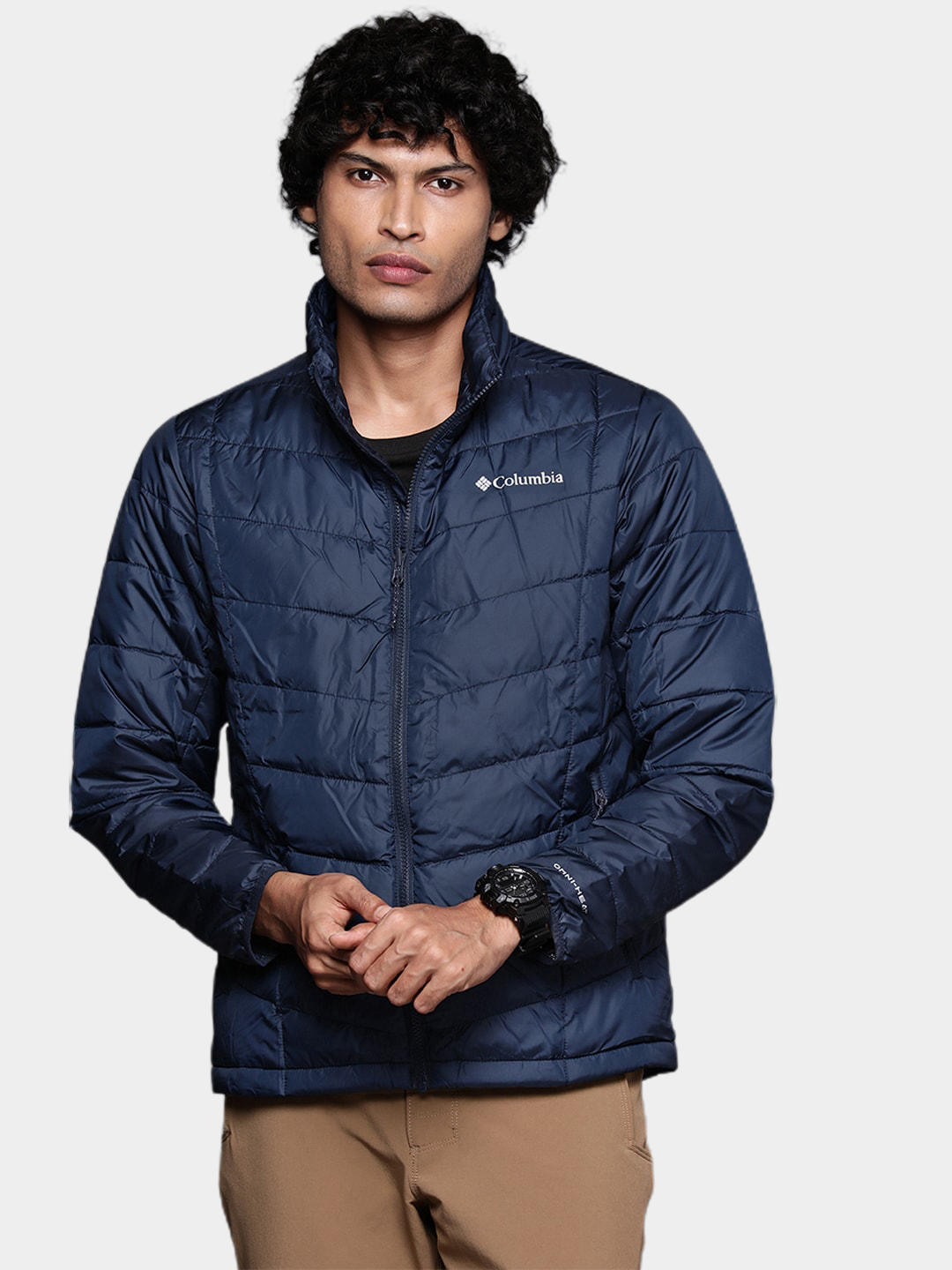 Columbia Men Blue Whirlibird IV Interchange Jacket